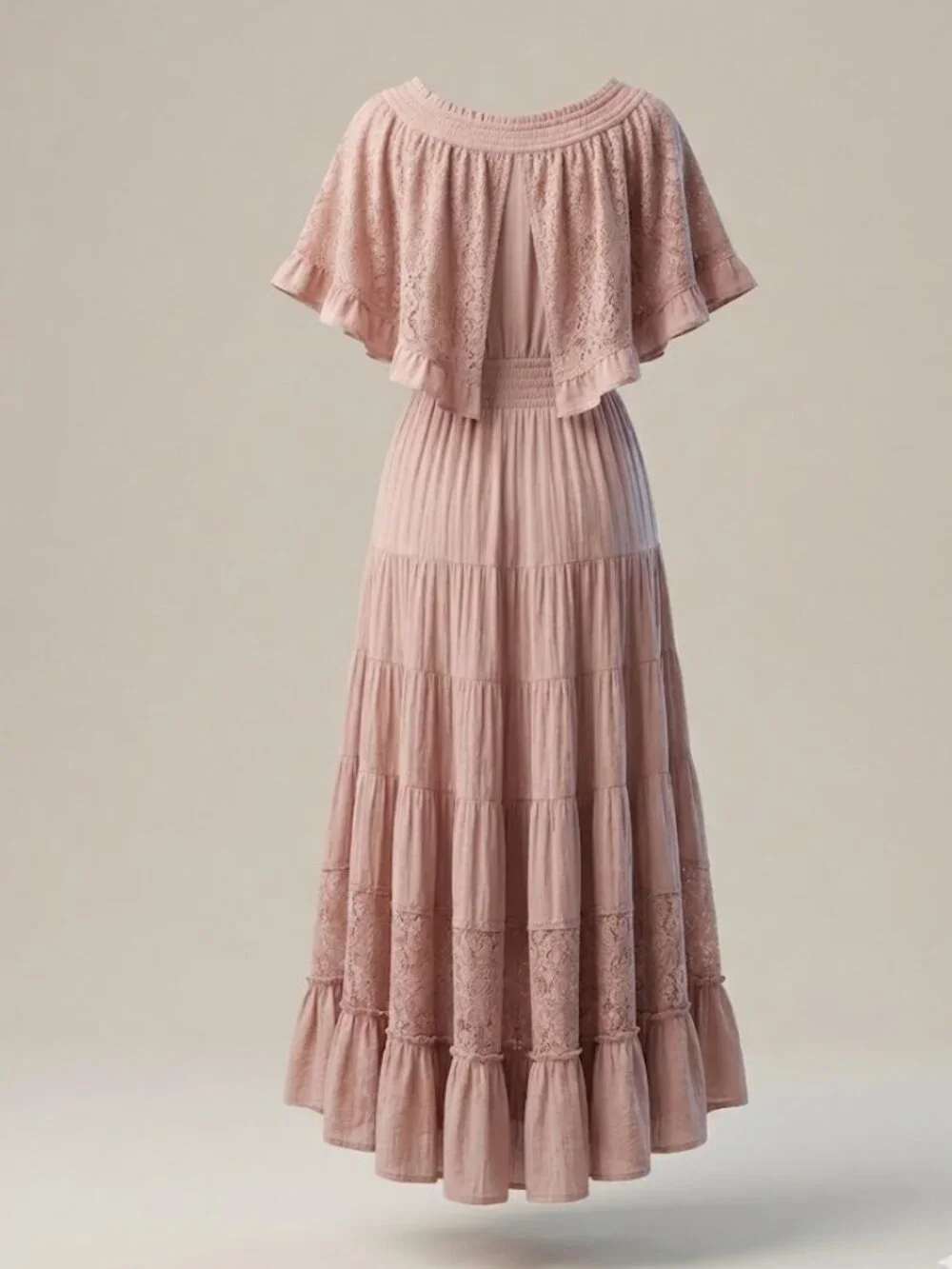 Free People Dancing On Air Boho Chic Ruffled Maxi Dress Size XS NWT - Picture 2 of 8